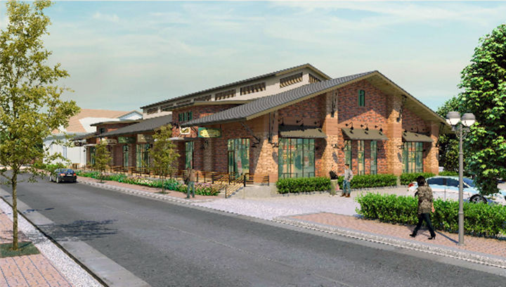 New retail center in downtown Redlands